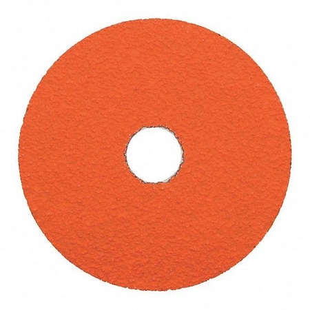 Dynabrade 4-1/2in 114 mm Dia. x 7/8in CH 80 Grit Ceramic Fiber Disc, 25 discs/PK 79328